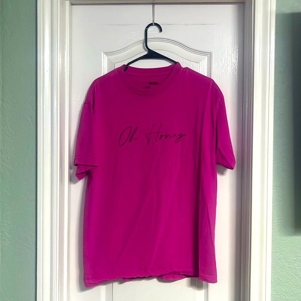 Fashion Nova, Petunia Pink, Large, “Oh Honey!” Shirt